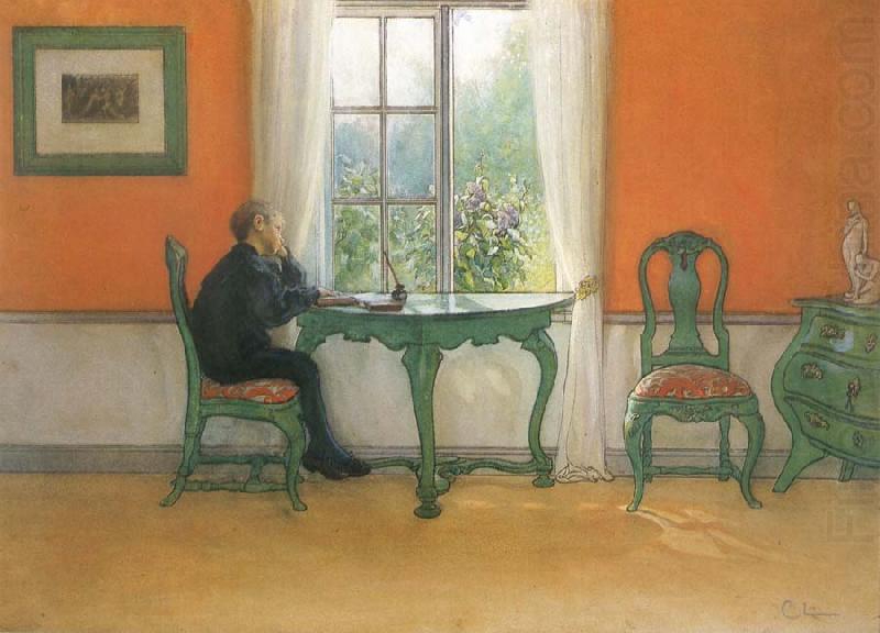 Catch-up Home work in Summertime, Carl Larsson